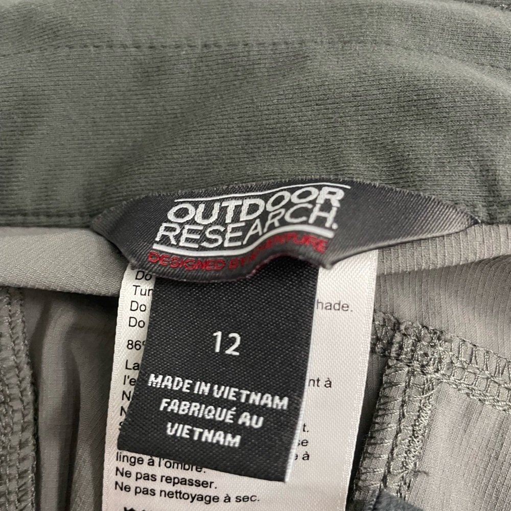 Outdoor Research Women’s Gray Pants Size 12 CB-105 - Picture 8 of 8